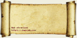 Jovana Vrzić vizit kartica